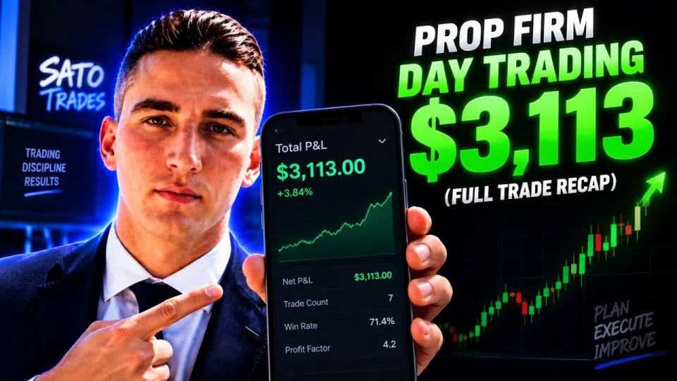 Prop Firm Day Trading: How I Made $3,113 (Full Trade Recap)